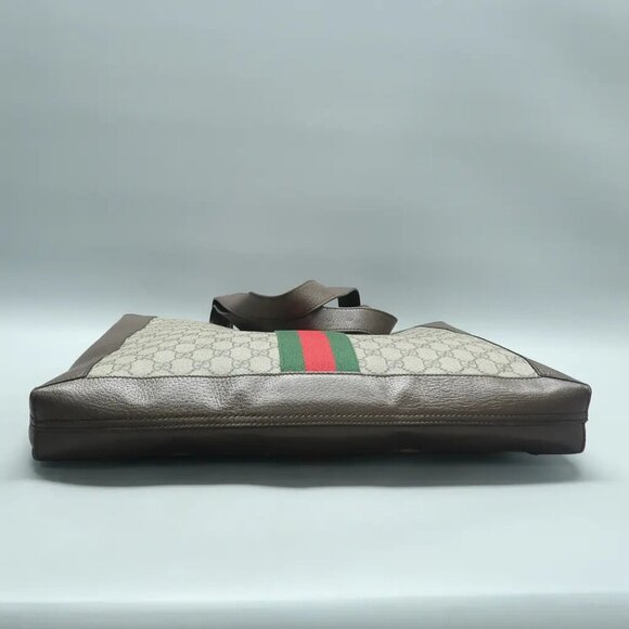 100% Authentic GUCCI Ophidia Brown W/P GG Canvas Shoulder Bag 1045-121524 - Picture 4 of 12